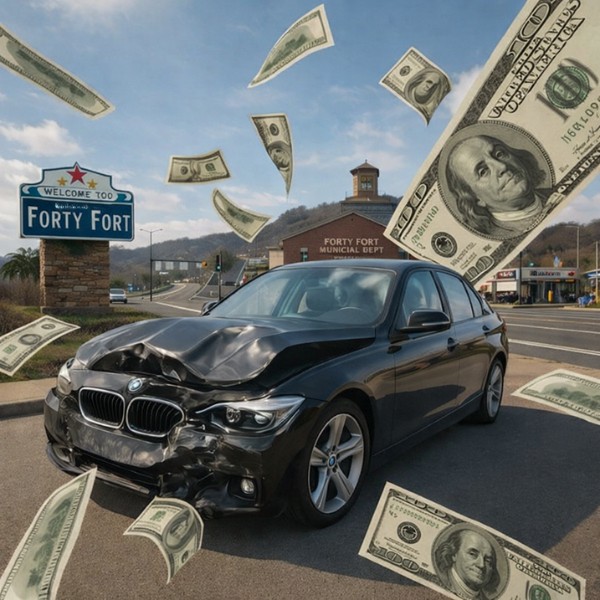 Junk car pickup near Fort Forty Fort PA